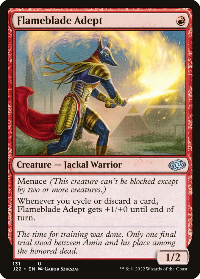 Flameblade Adept card front