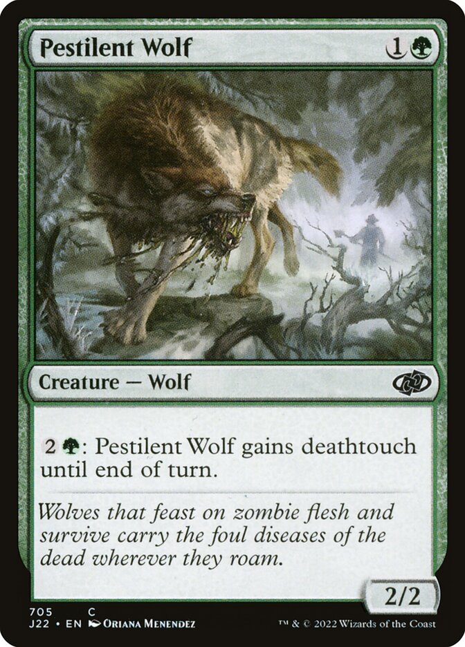 Pestilent Wolf card front