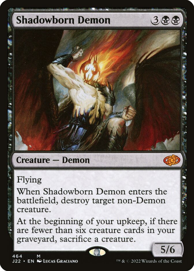 Shadowborn Demon card front