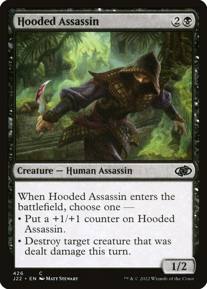 Hooded Assassin card front