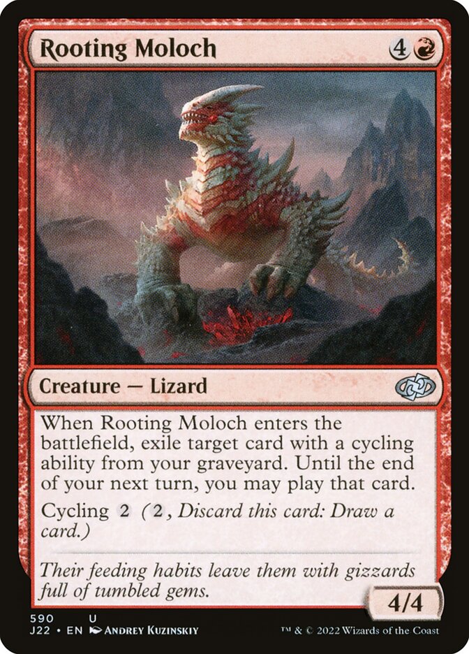 Rooting Moloch card front
