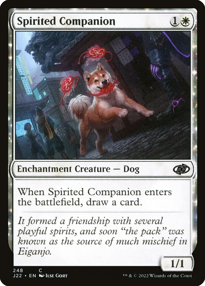 Spirited Companion card front