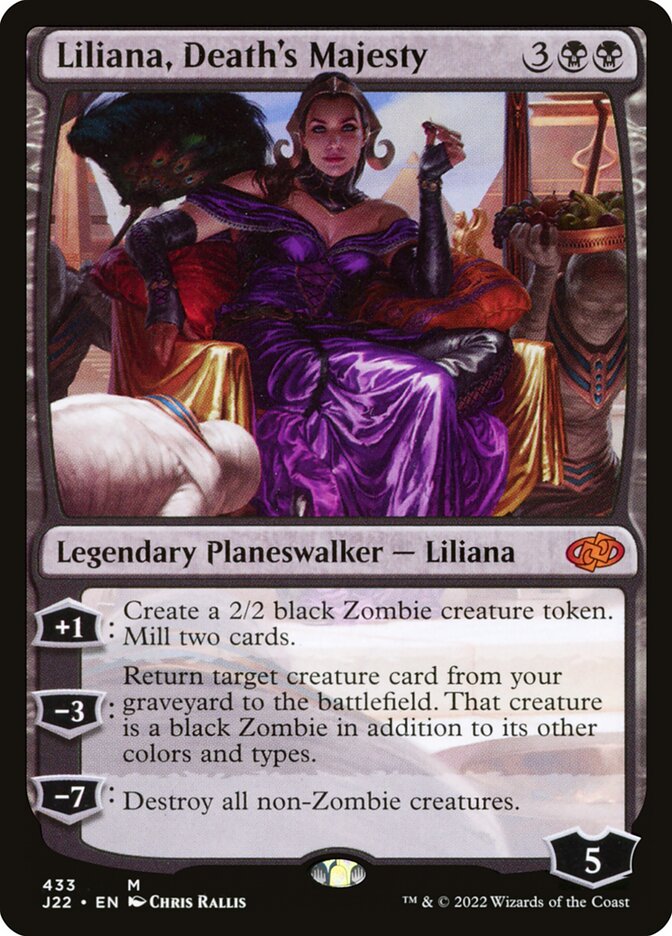 Liliana, Death's Majesty card front