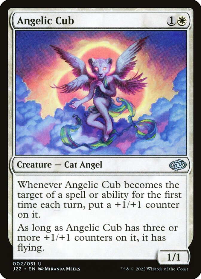 Angelic Cub card front
