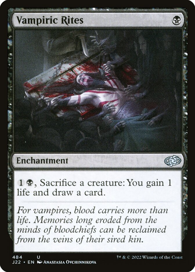 Vampiric Rites card front