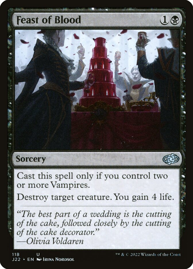 Feast of Blood card front