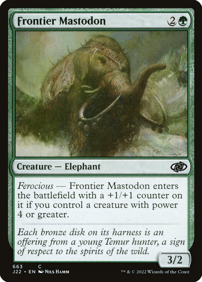 Frontier Mastodon card front
