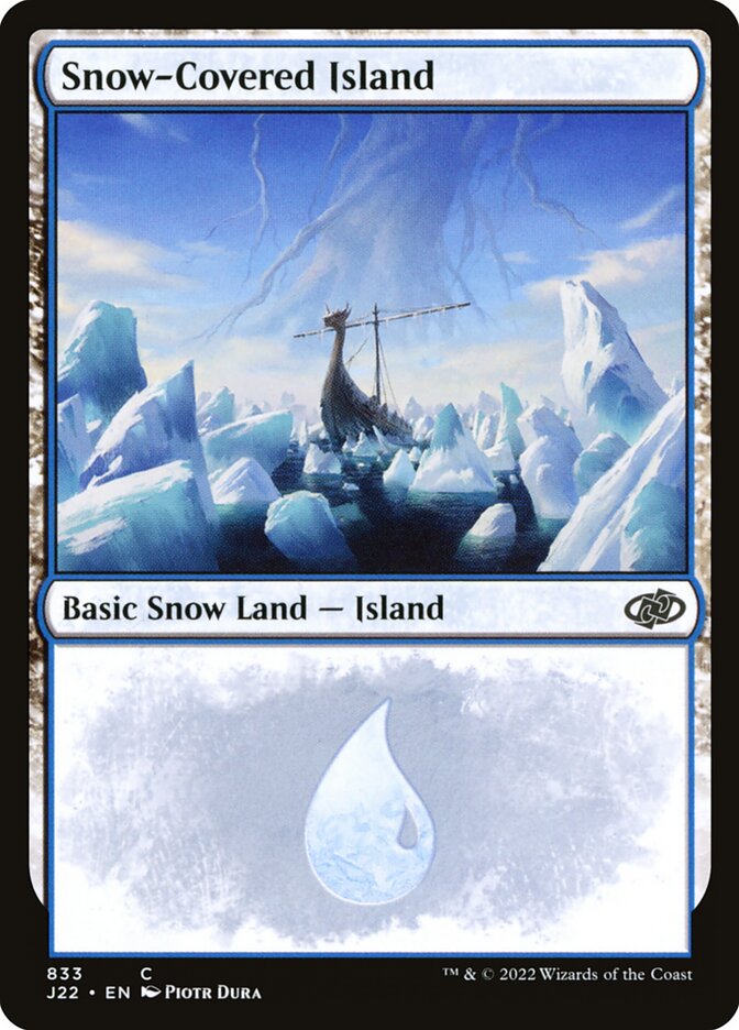 Snow-Covered Island card front