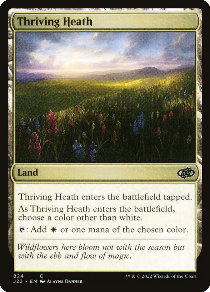 Thriving Heath card front