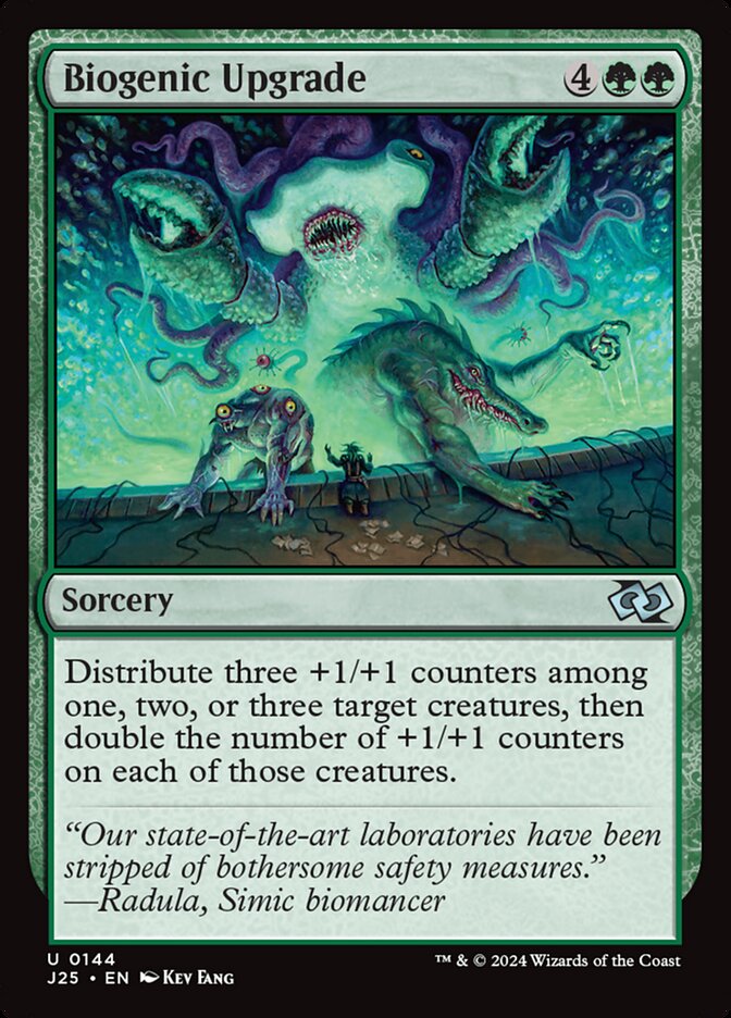 Biogenic Upgrade card front