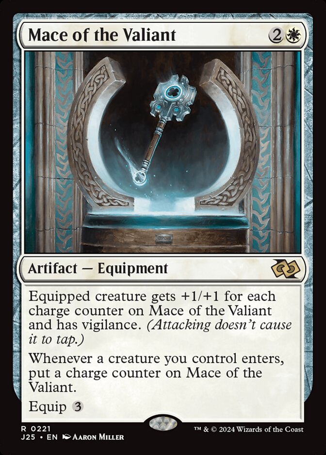 Mace of the Valiant card front