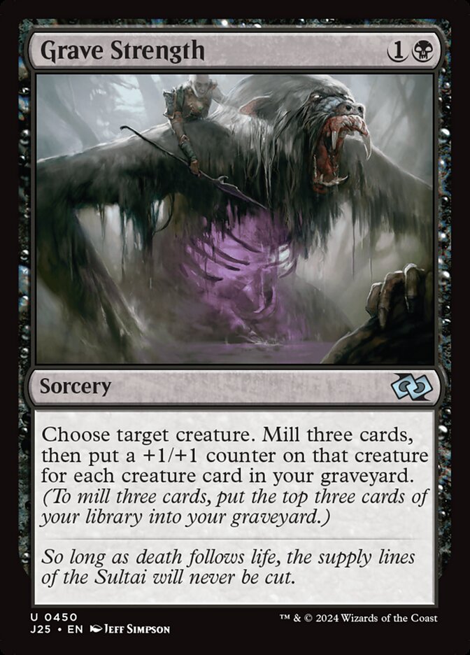 Grave Strength card front