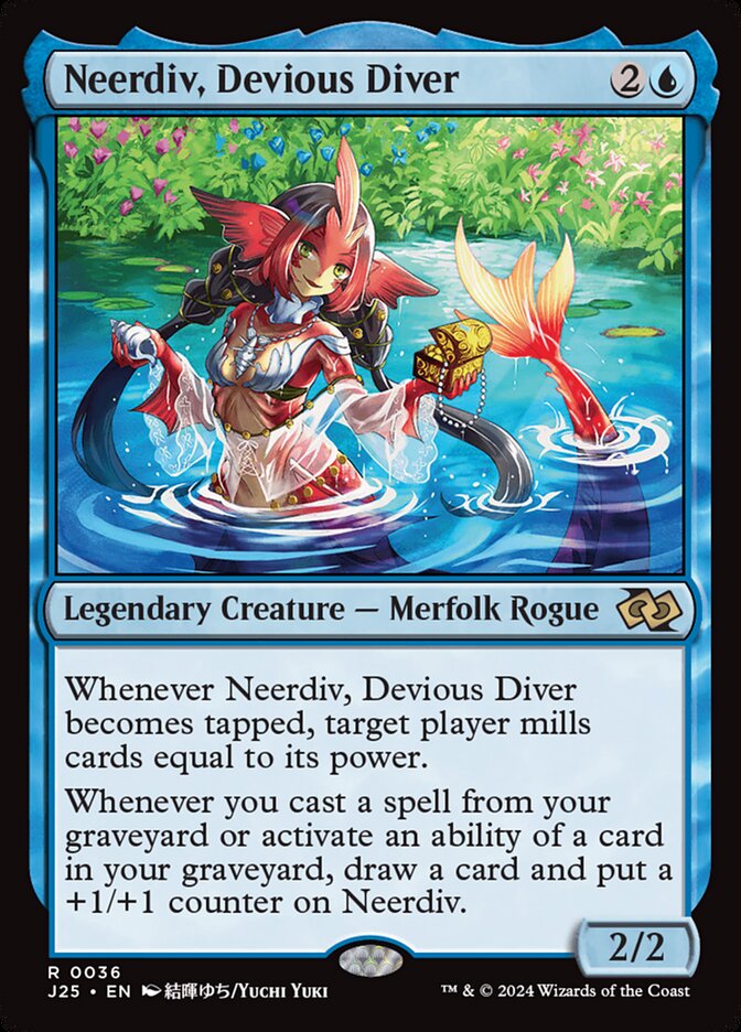 Neerdiv, Devious Diver card front