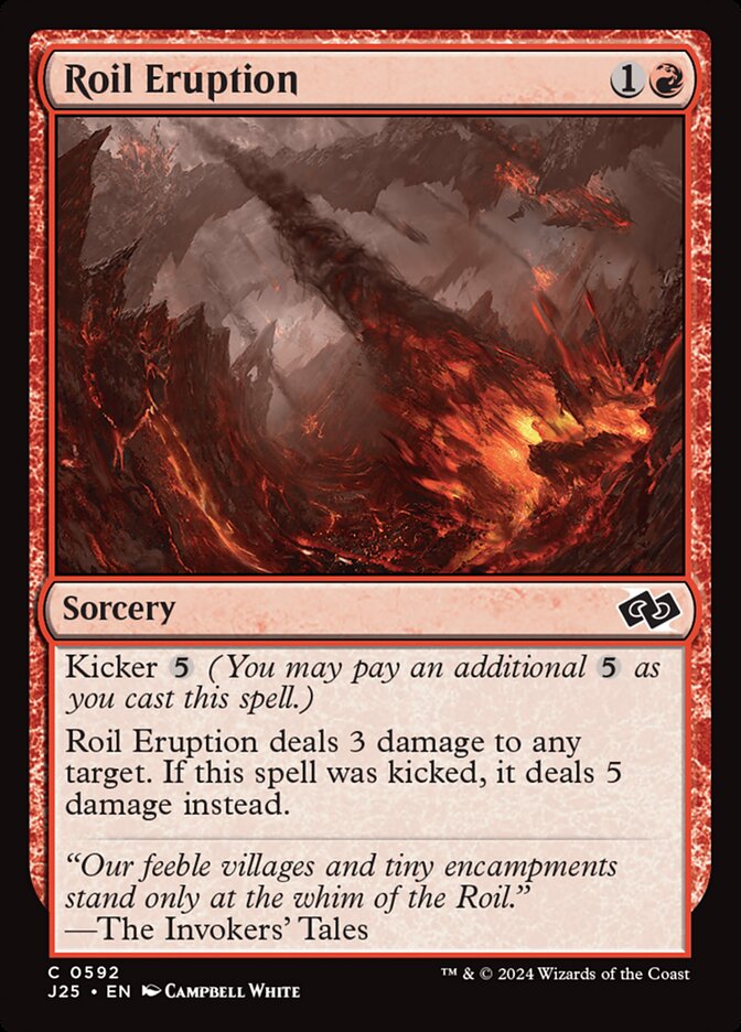 Roil Eruption card front