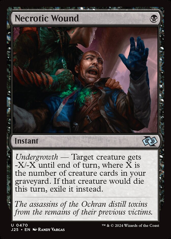 Necrotic Wound card front