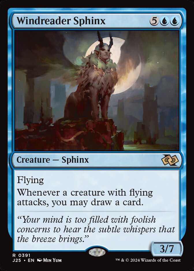 Windreader Sphinx card front