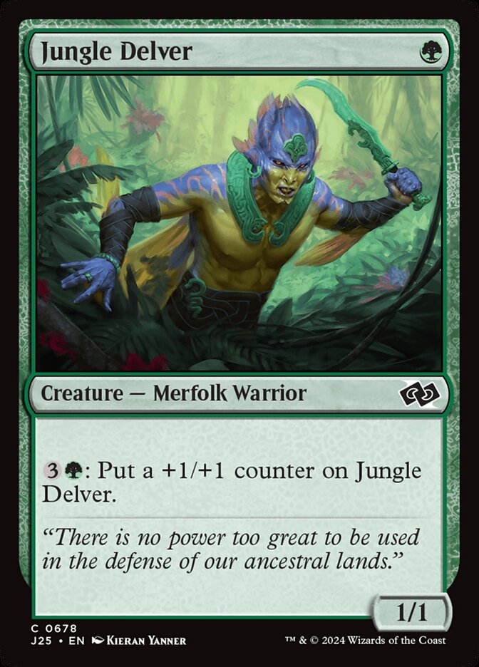 Jungle Delver card front