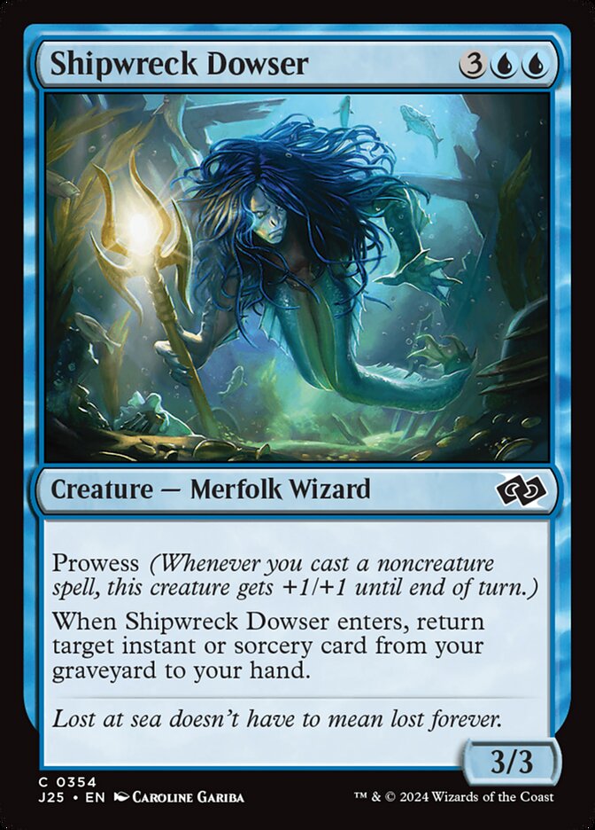 Shipwreck Dowser card front