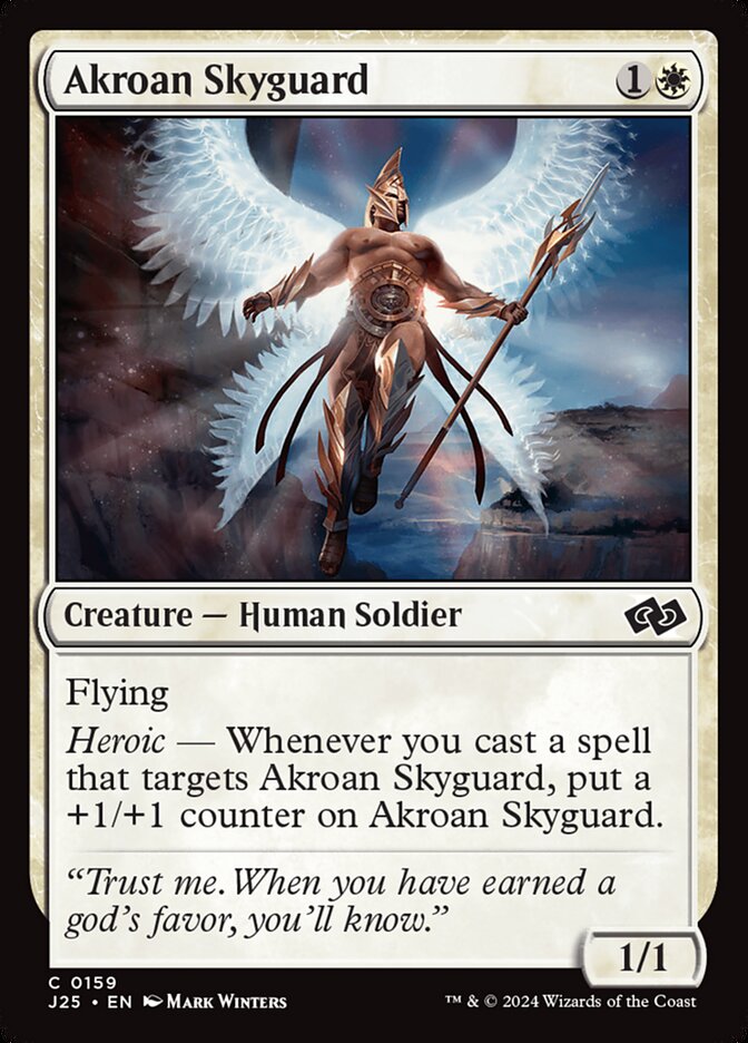 Akroan Skyguard card front