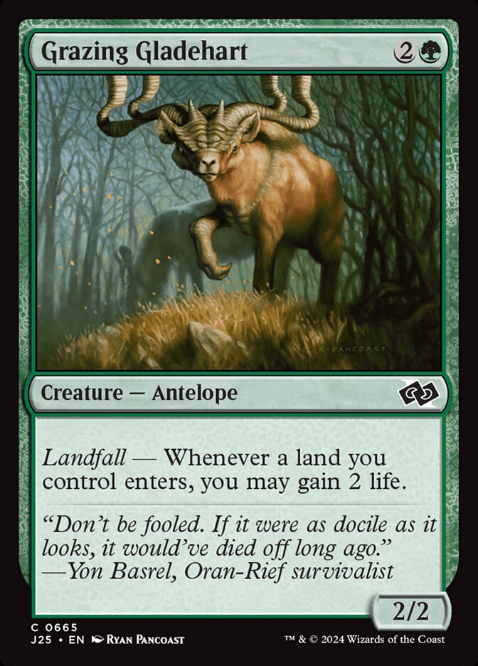 Grazing Gladehart card front