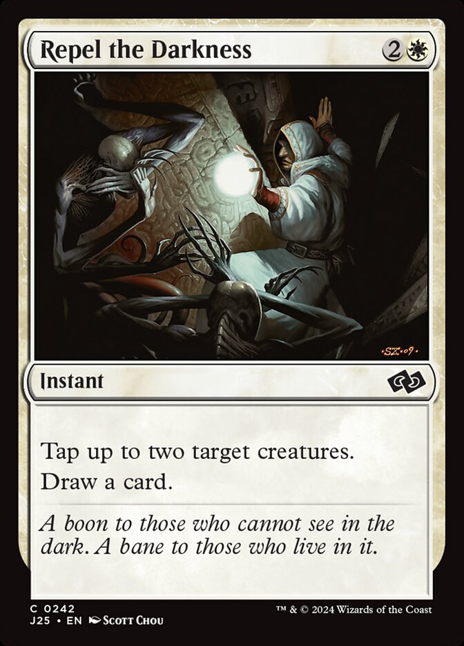 Repel the Darkness card front