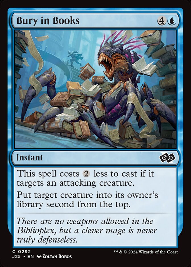 Bury in Books card front