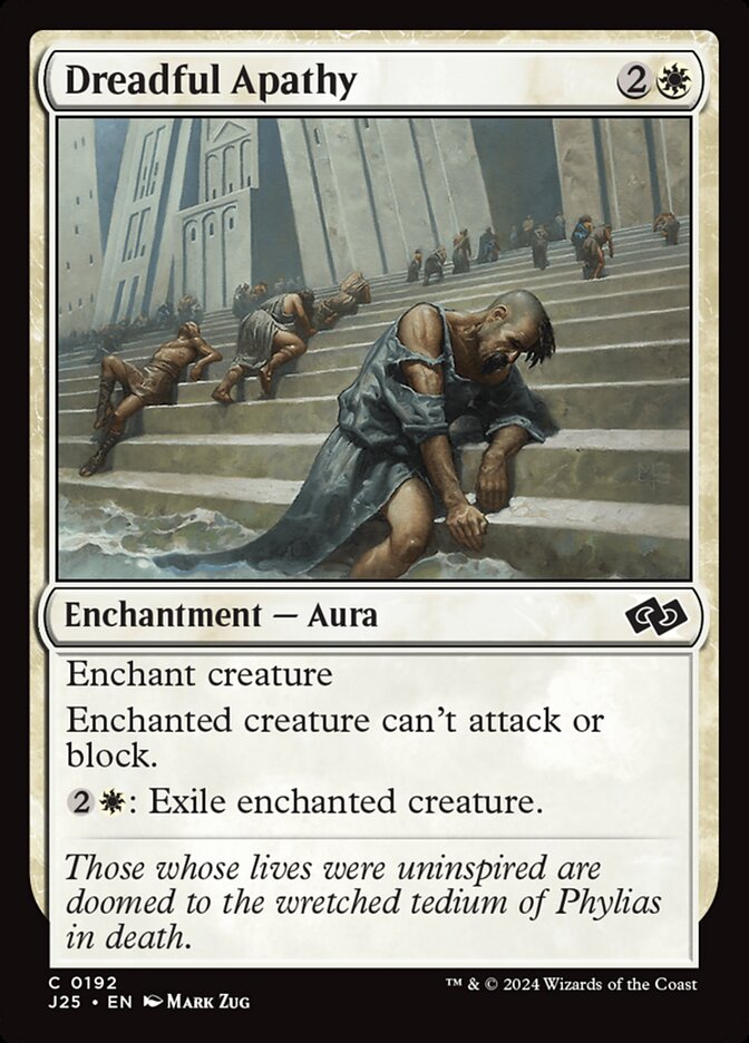 Dreadful Apathy card front