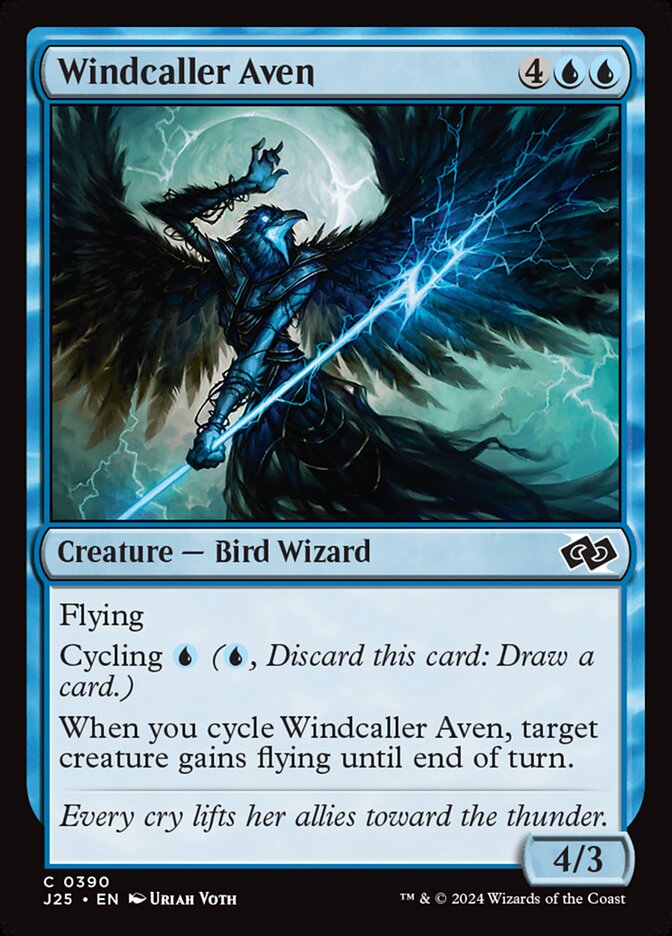 Windcaller Aven card front