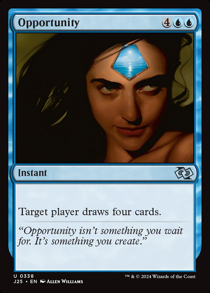 Opportunity card front