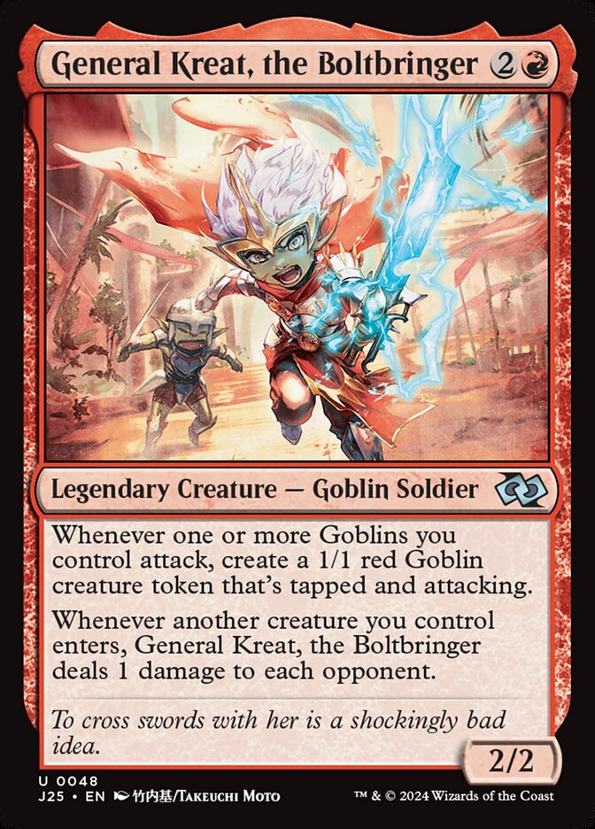 General Kreat, the Boltbringer card front
