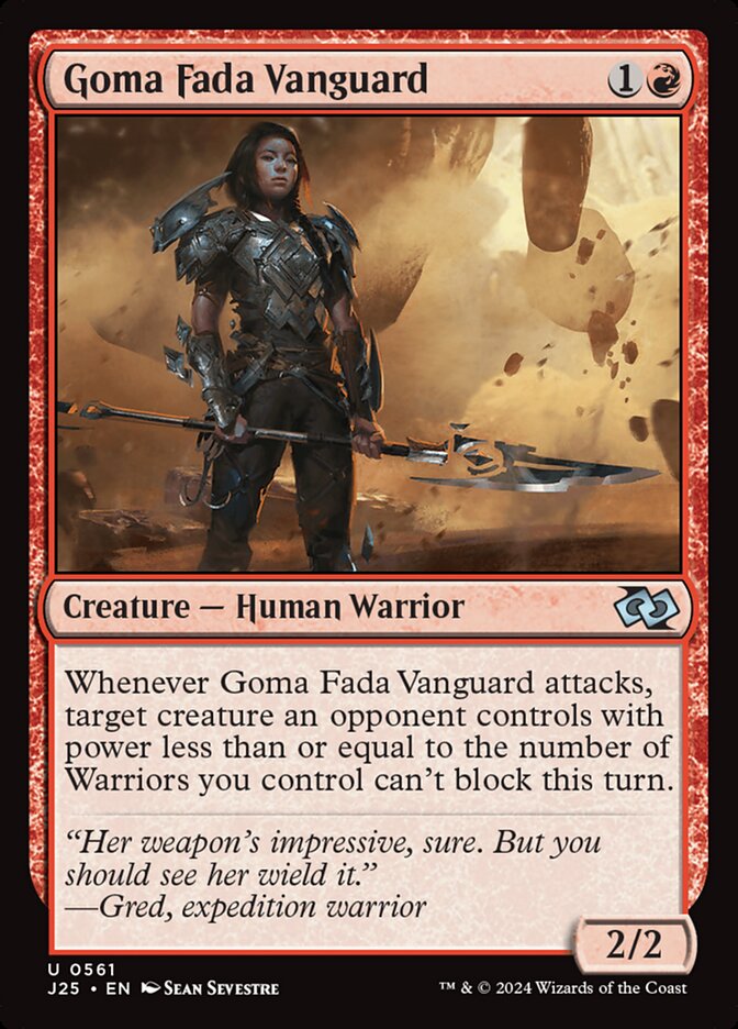 Goma Fada Vanguard card front