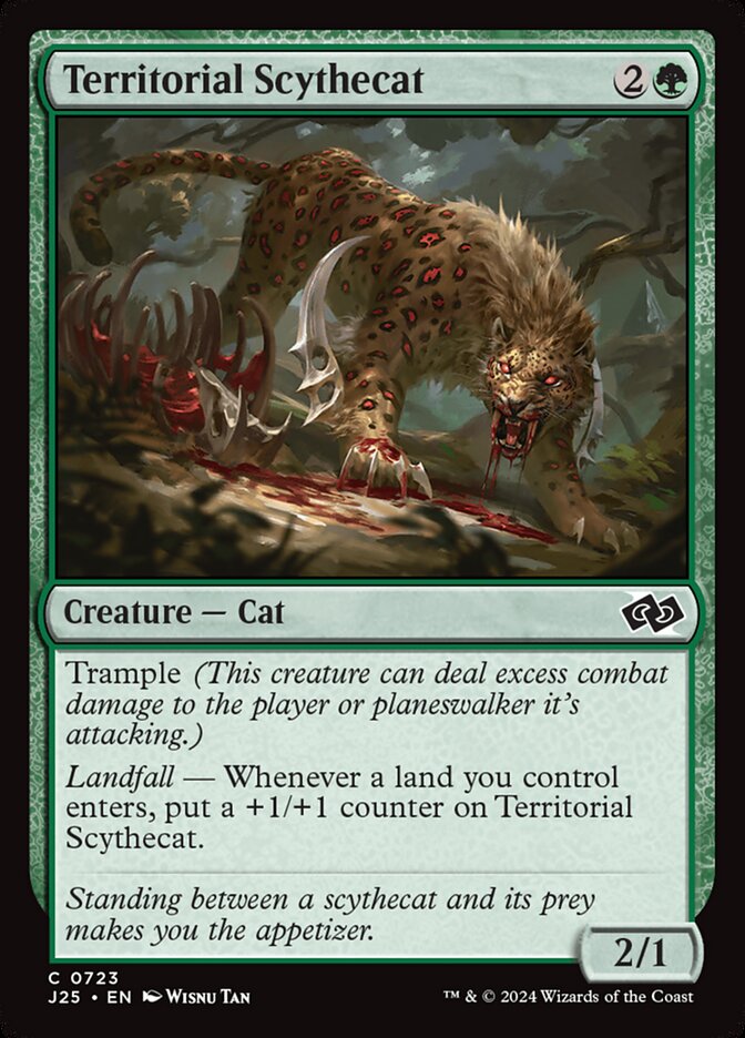 Territorial Scythecat card front
