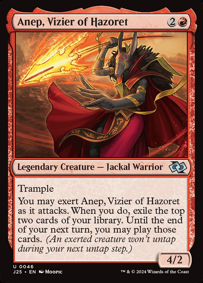 Anep, Vizier of Hazoret card front