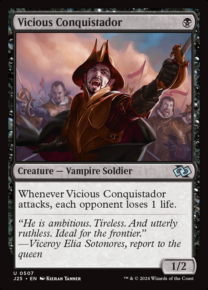 Vicious Conquistador card front