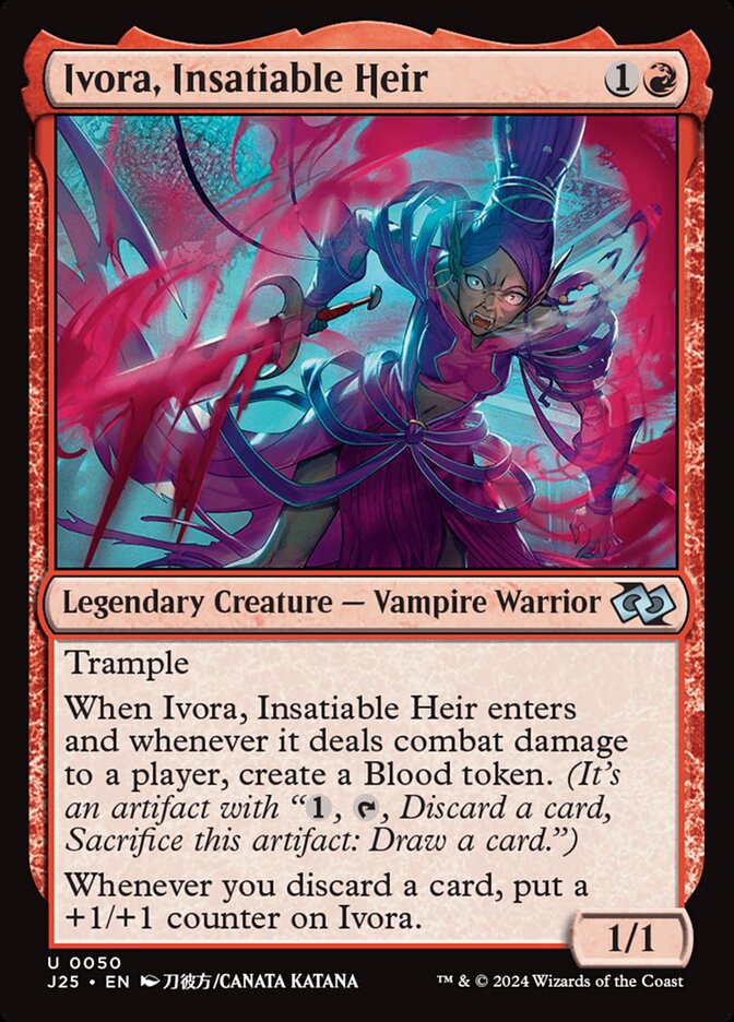 Ivora, Insatiable Heir card front