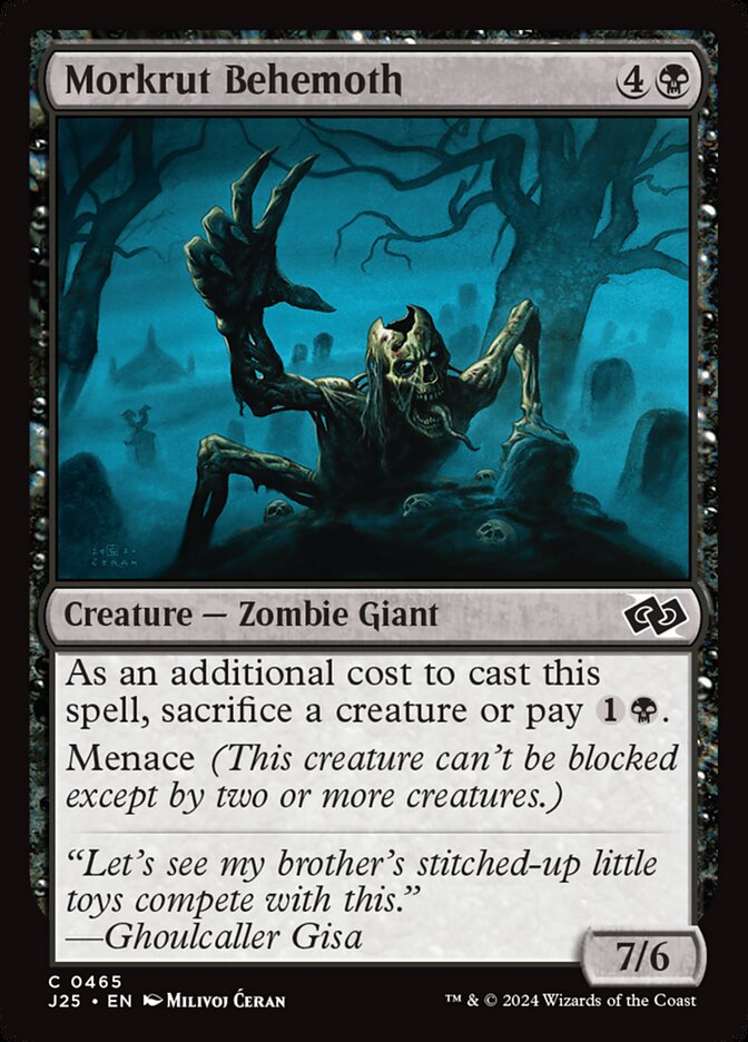 Morkrut Behemoth card front