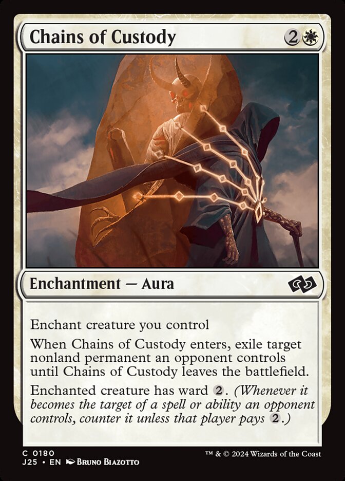 Chains of Custody card front
