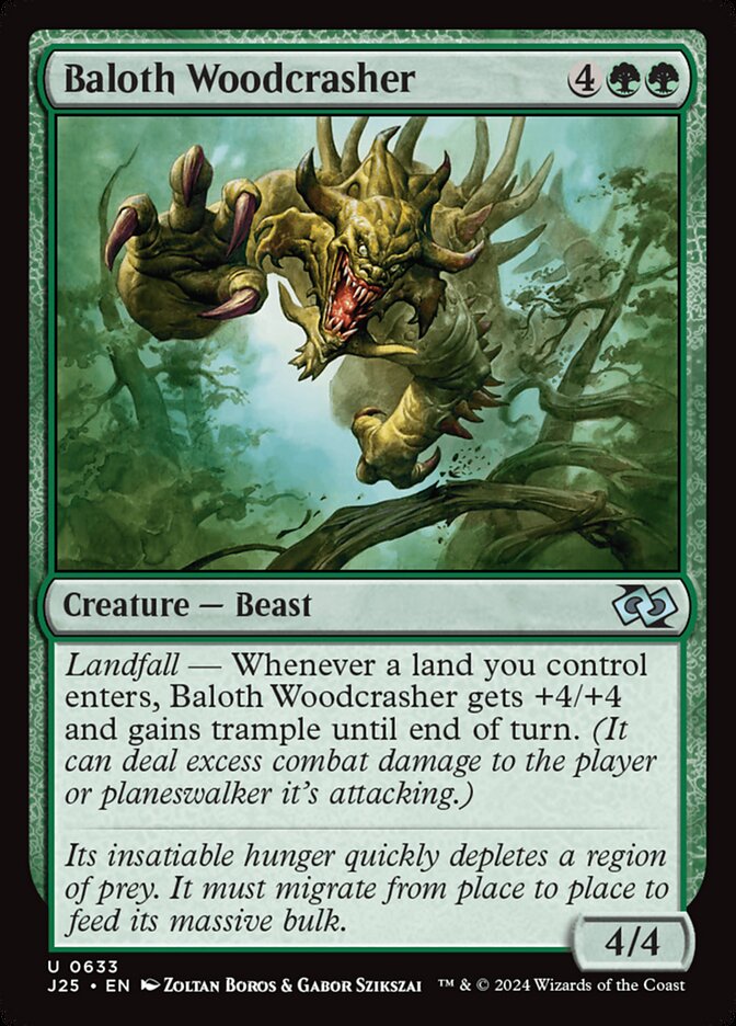 Baloth Woodcrasher card front