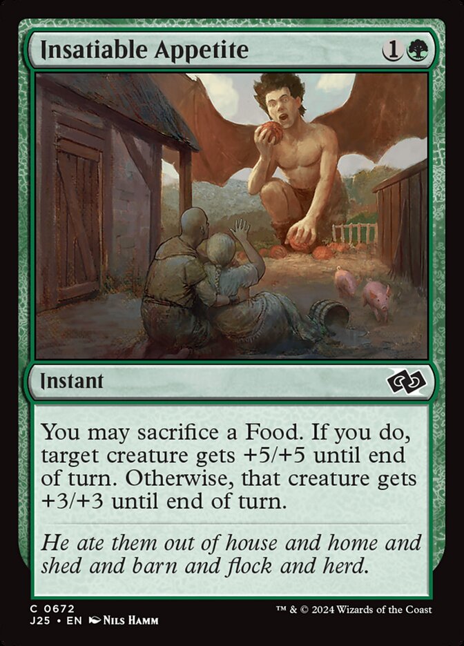 Insatiable Appetite card front