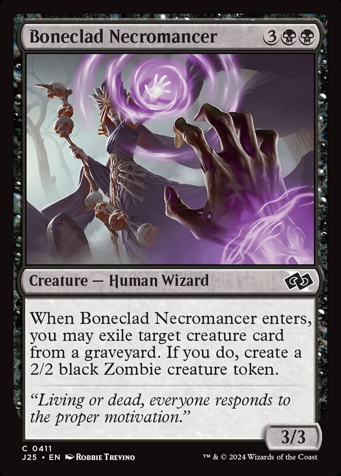Boneclad Necromancer card front