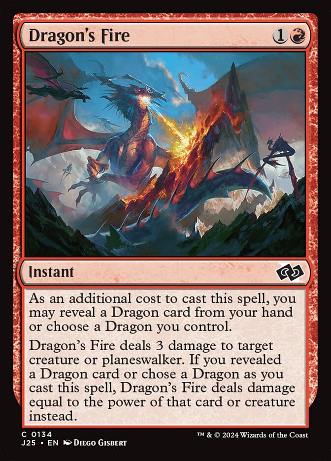Dragon's Fire card front
