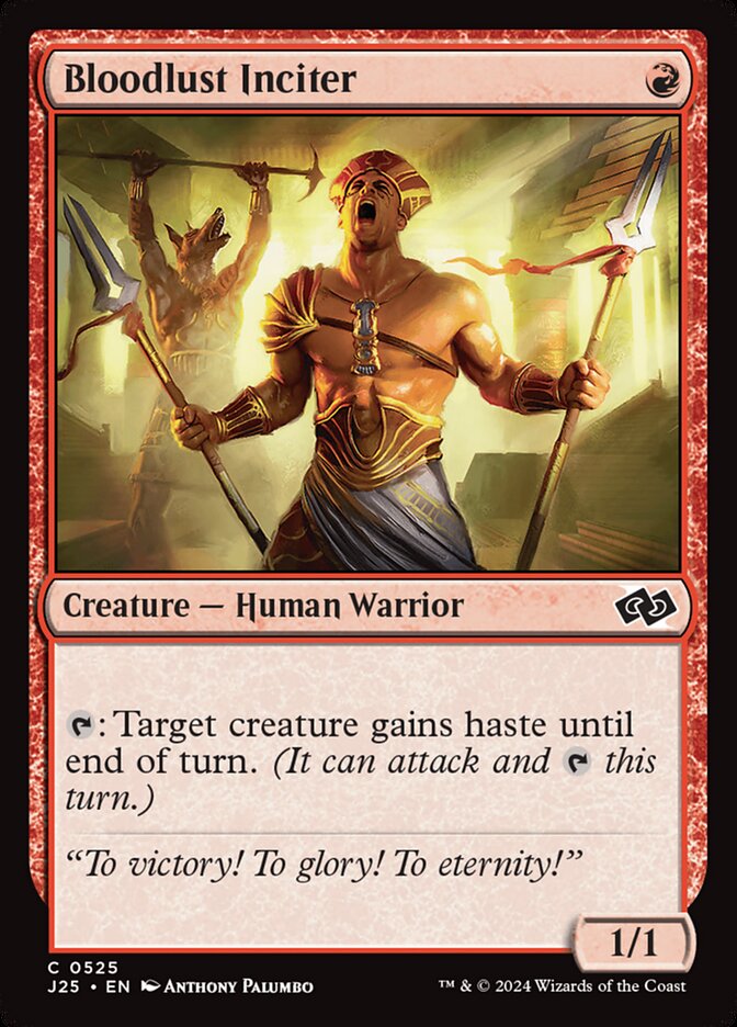 Bloodlust Inciter card front