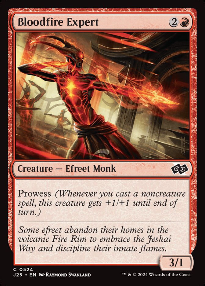 Bloodfire Expert card front
