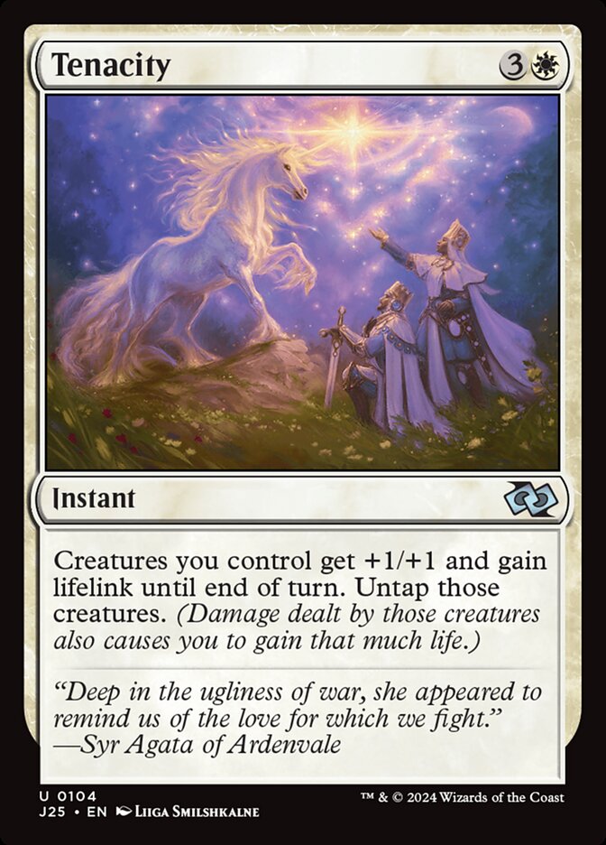 Tenacity card front