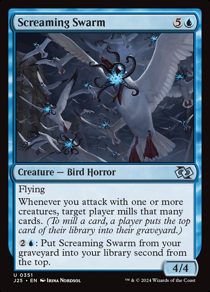 Screaming Swarm card front