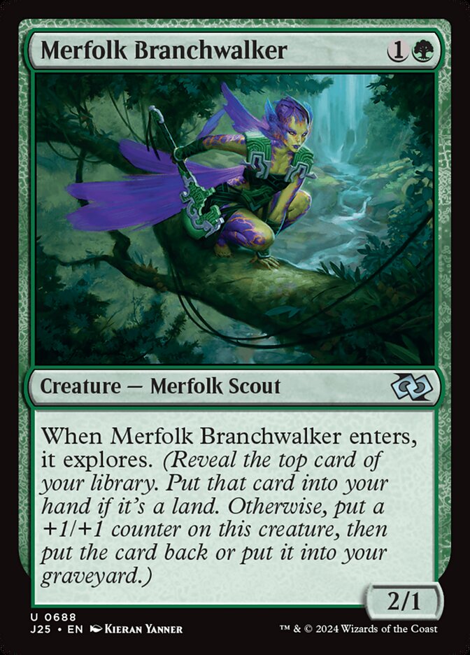 Merfolk Branchwalker card front