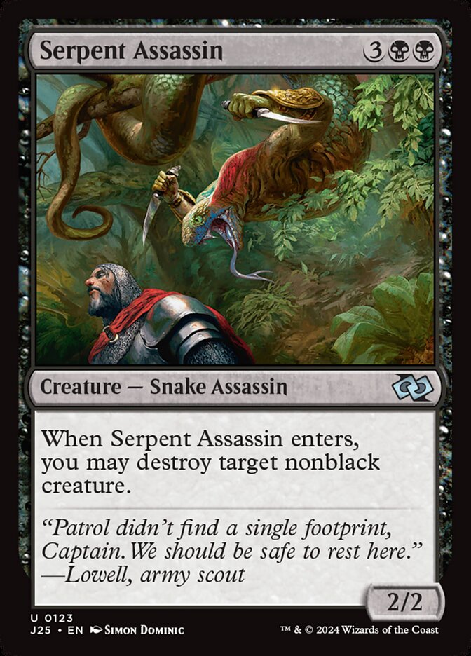 Serpent Assassin card front