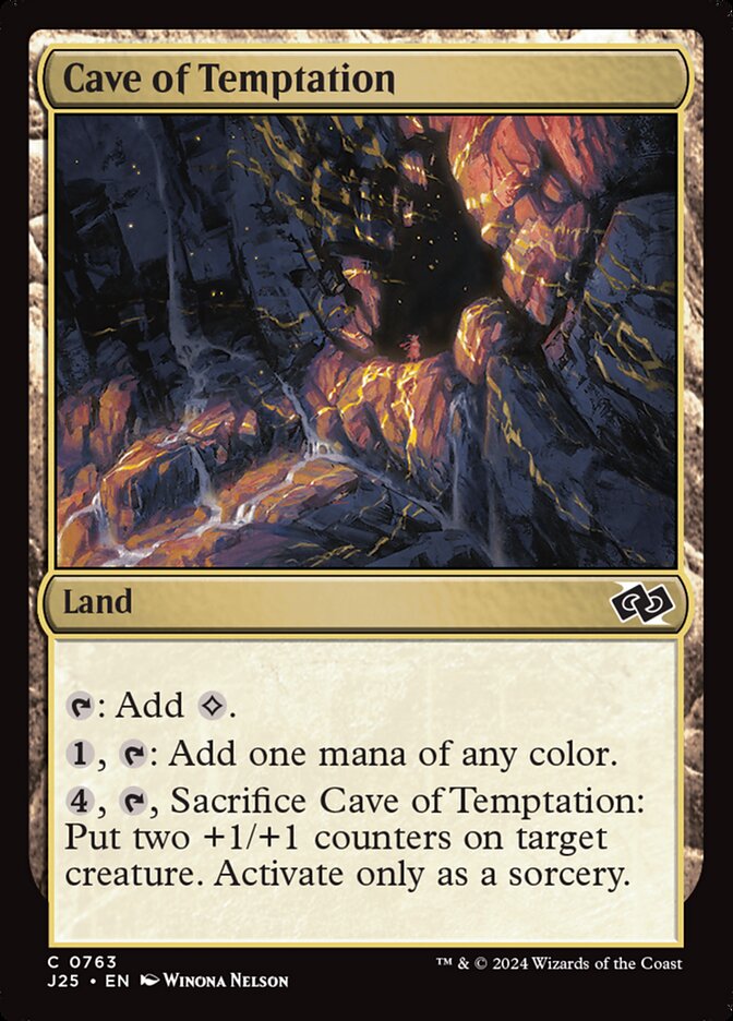 Cave of Temptation card front