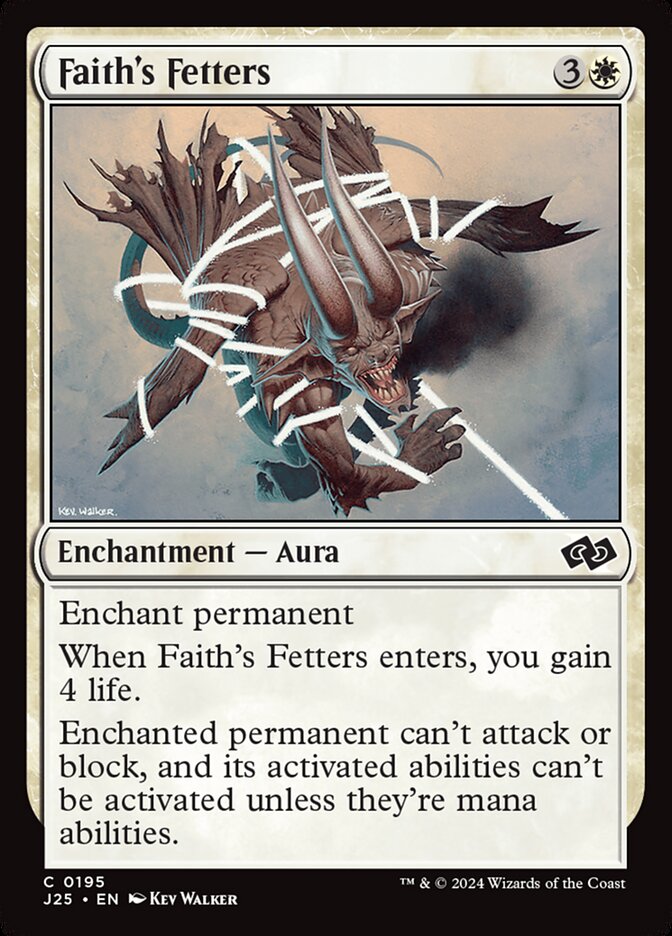 Faith's Fetters card front