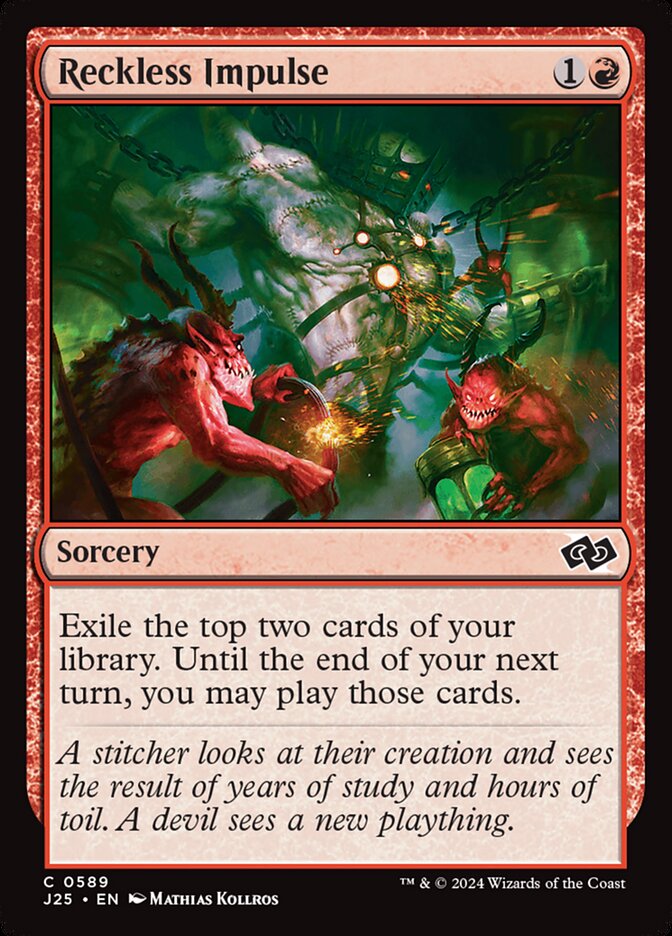 Reckless Impulse card front